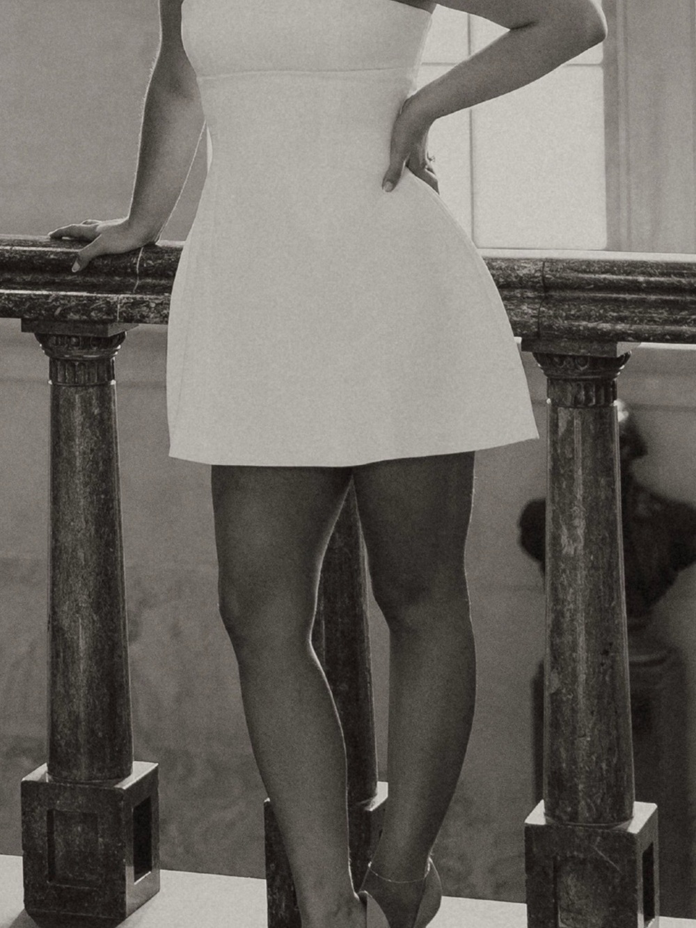 Classic Ivory Strapless Babyboo Asha Mini Dress